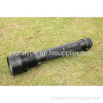 Custom Led Light Shell Product Design Aluminum Alloy Flashlight 